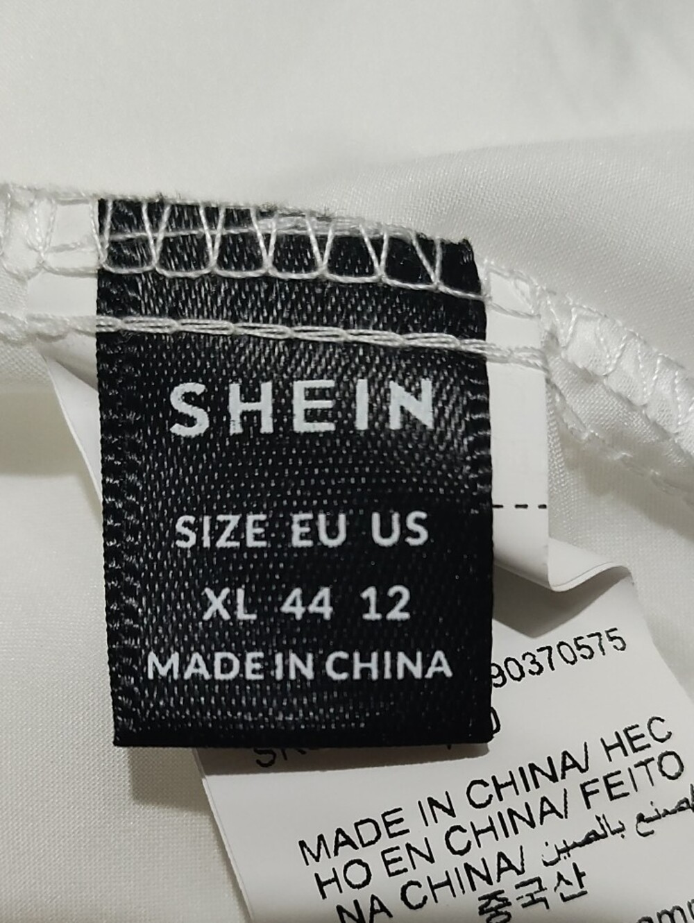 SHEIN White Eyelet Halter Mini Dress - Picture 9 of 10